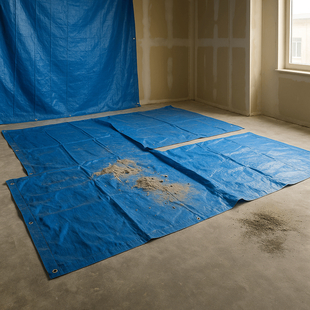 Keeping It Clean: Using Tarps to Your Advantage