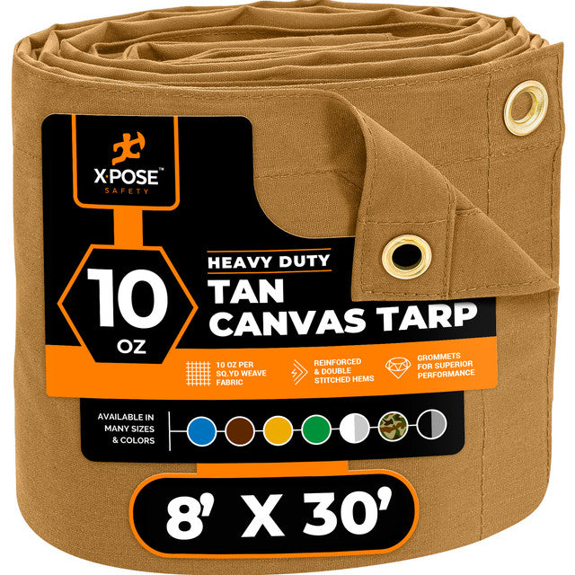 Tan Canvas Tarps 10oz