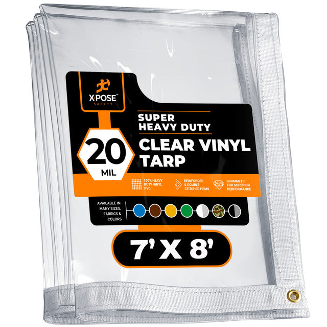 Clear Vinyl Tarp 20 Mil