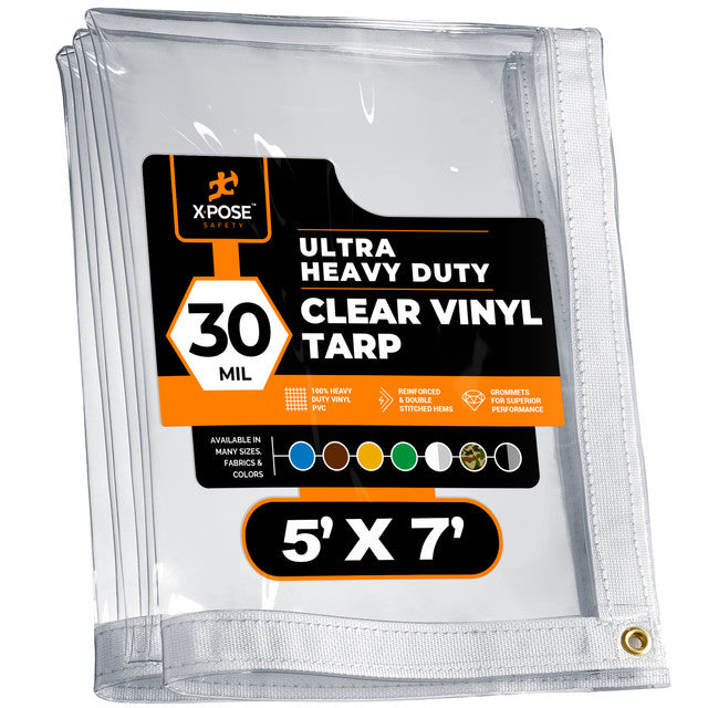 Clear Vinyl Tarp 30 Mil