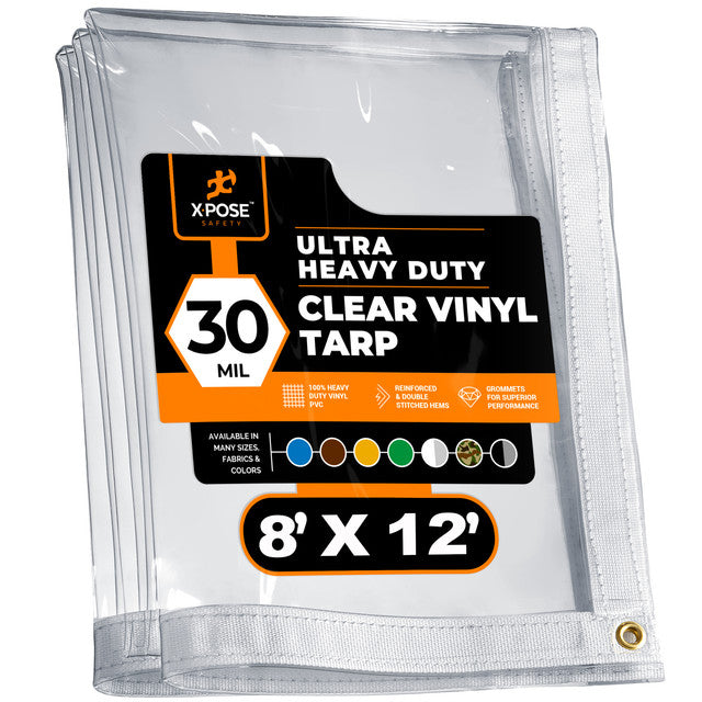 Clear Vinyl Tarp 30 Mil