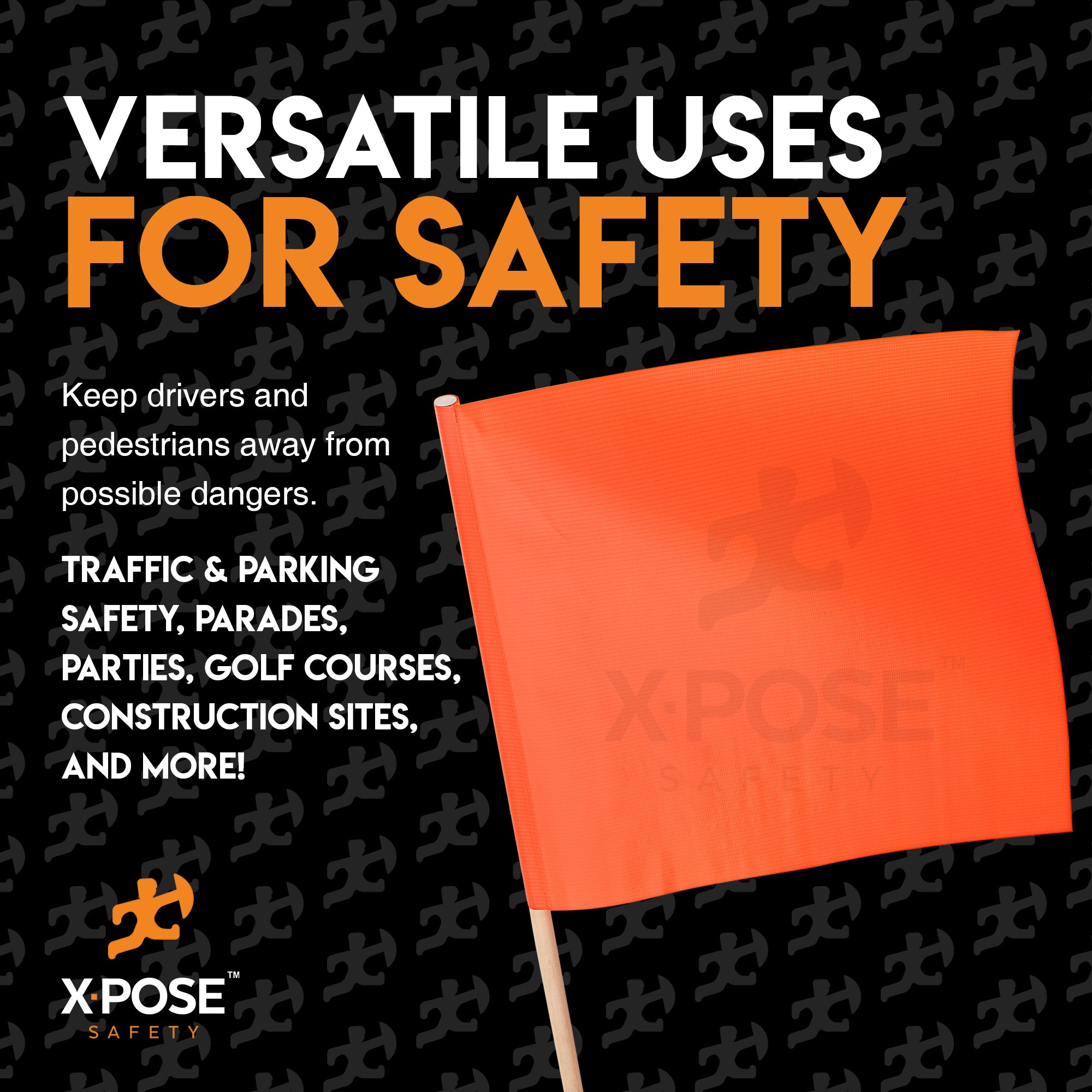 18" X 18" Safety Flag