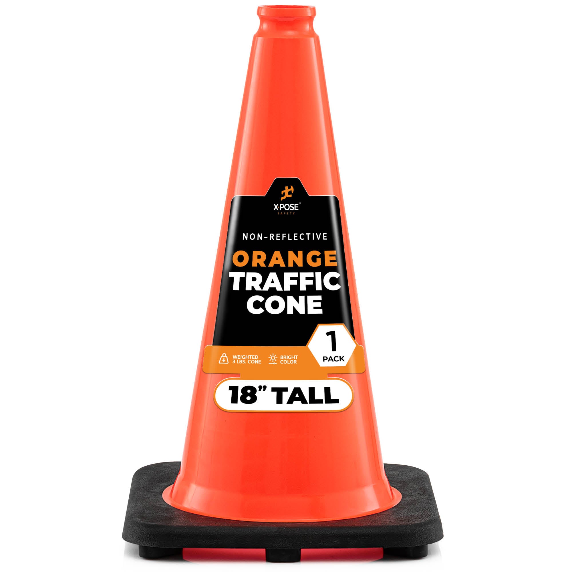 18" Orange Traffic Cone