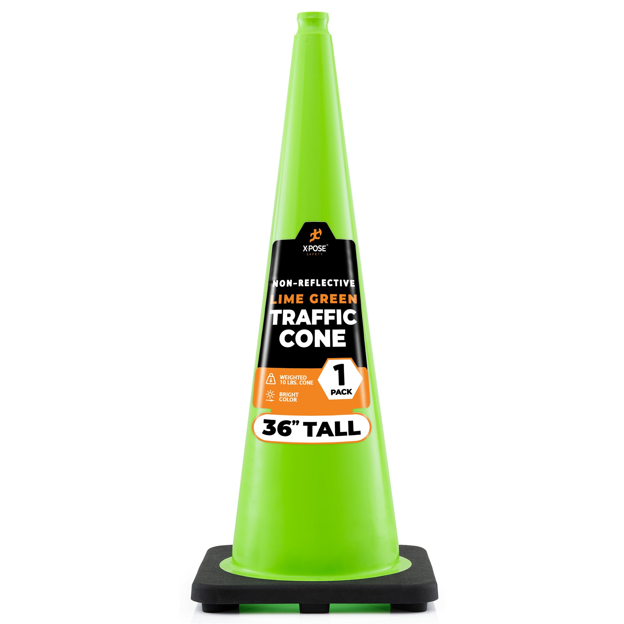 36" Lime Traffic Cone