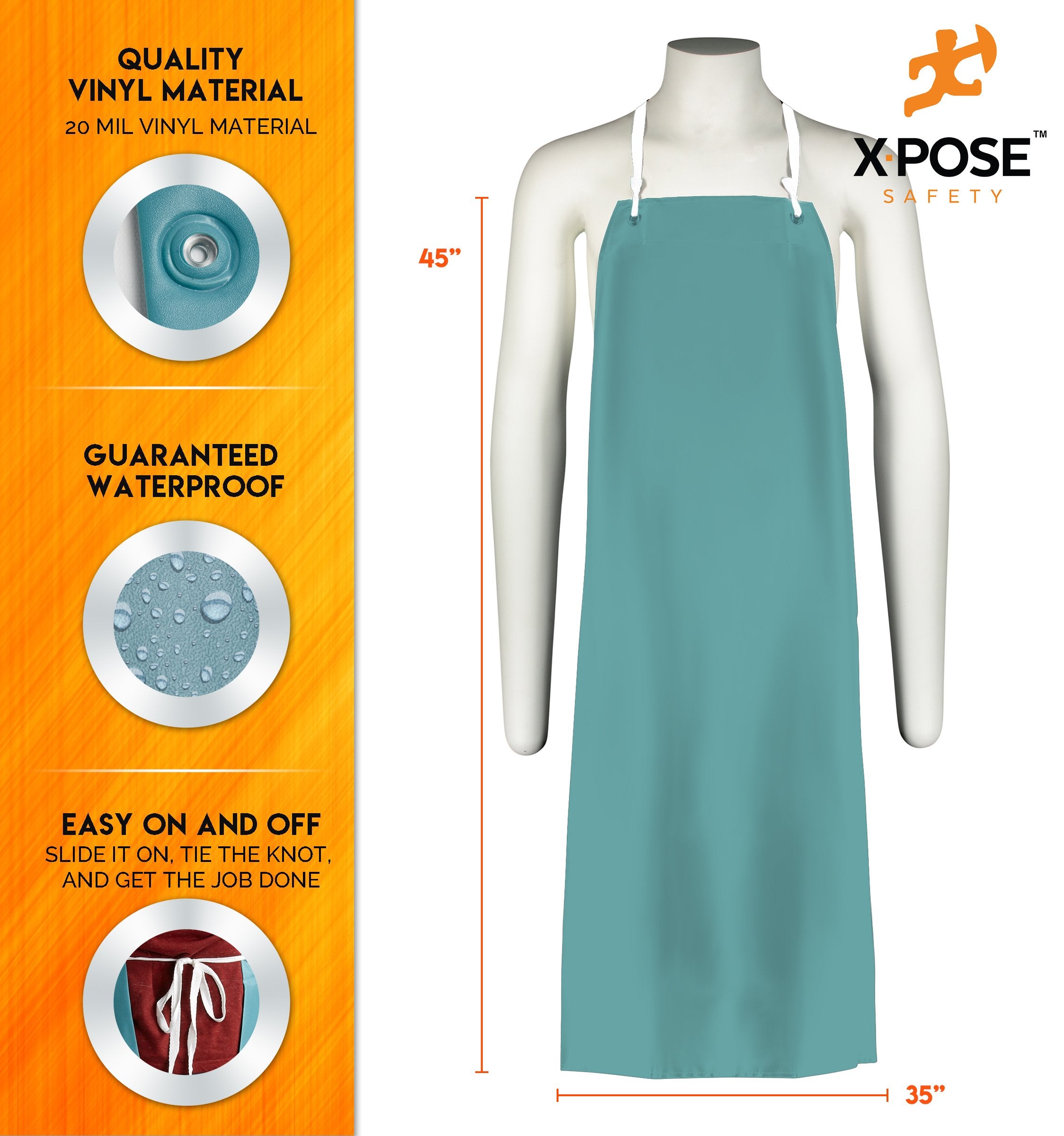 Heavy Duty Vinyl Aprons 20 Mil