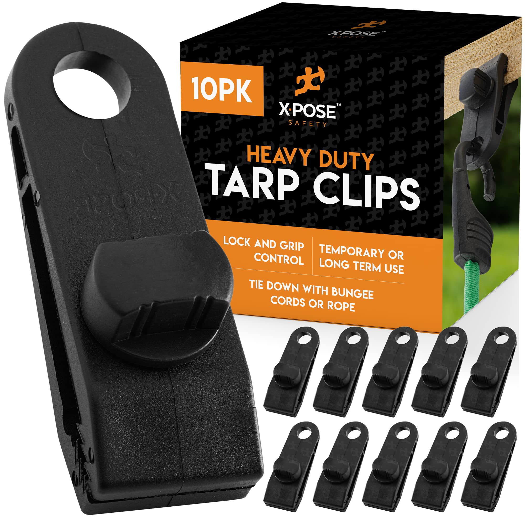 Heavy Duty Reusable Tarp Clips