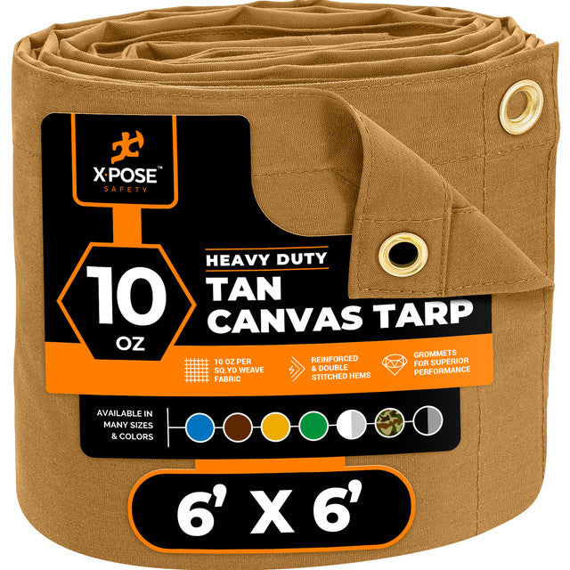 Tan Canvas Tarps 10oz