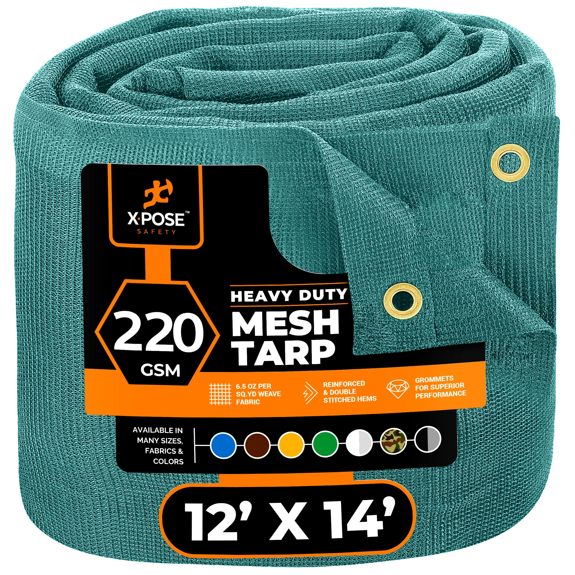 Green Mesh Truck Tarp