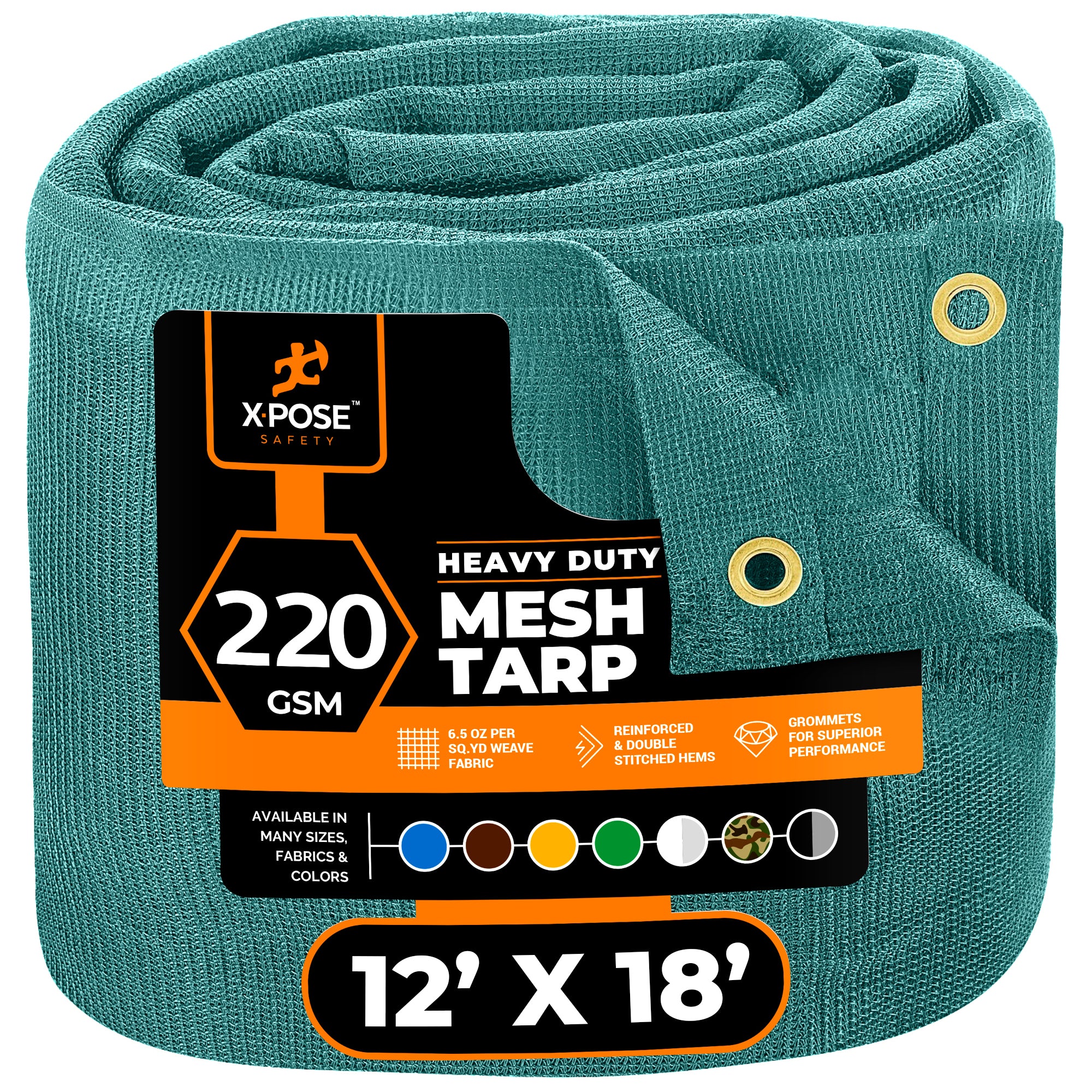 Green Mesh Truck Tarp