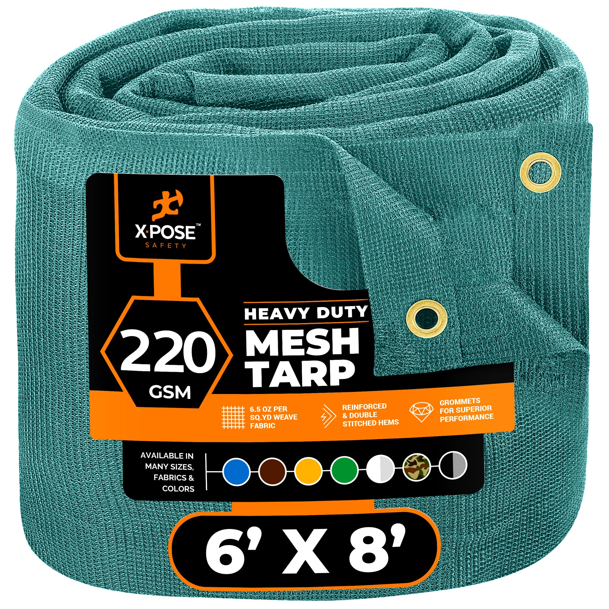 Green Mesh Truck Tarp