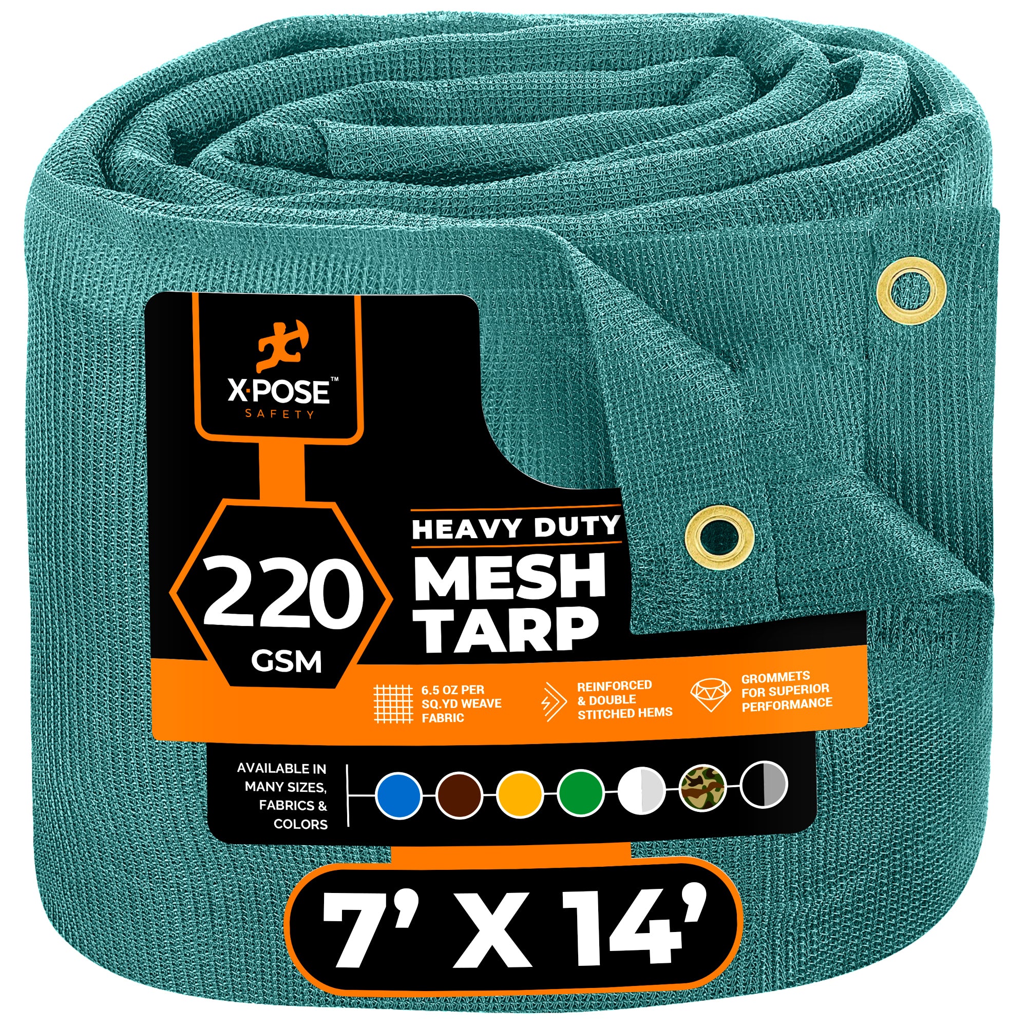 Green Mesh Truck Tarp