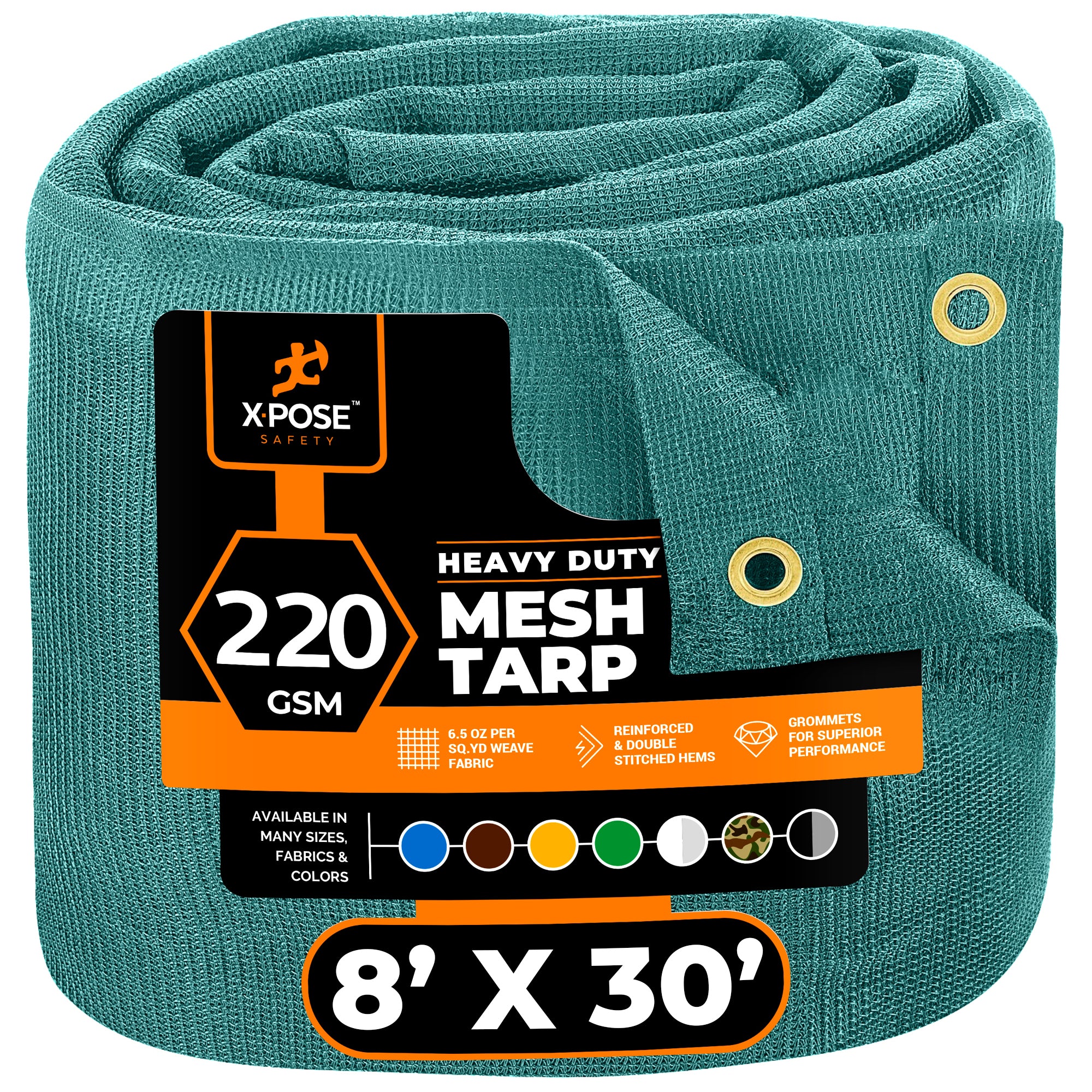 Green Mesh Truck Tarp