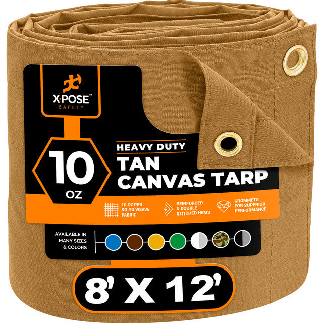 Tan Canvas Tarps 10oz