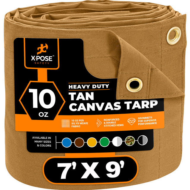 Tan Canvas Tarps 10oz