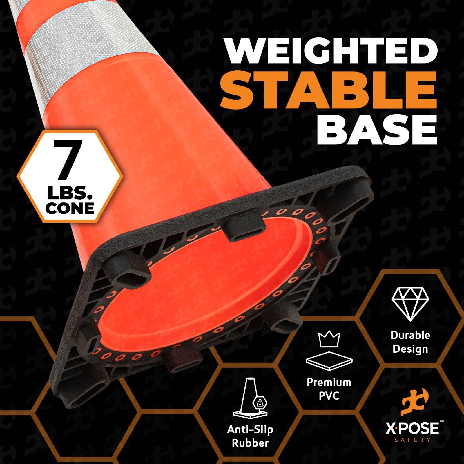 28" Orange Traffic Cone