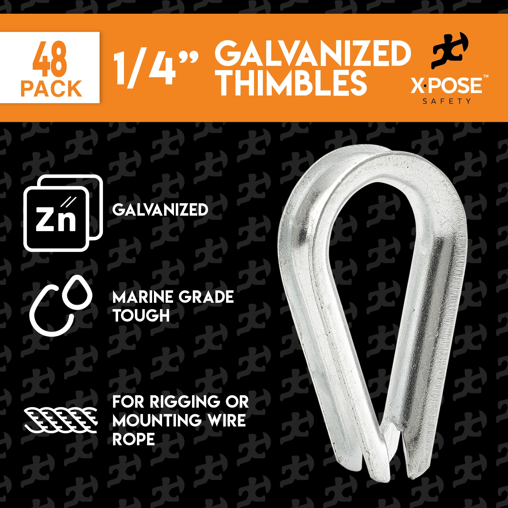 Galvanized Steel Cable Thimbles
