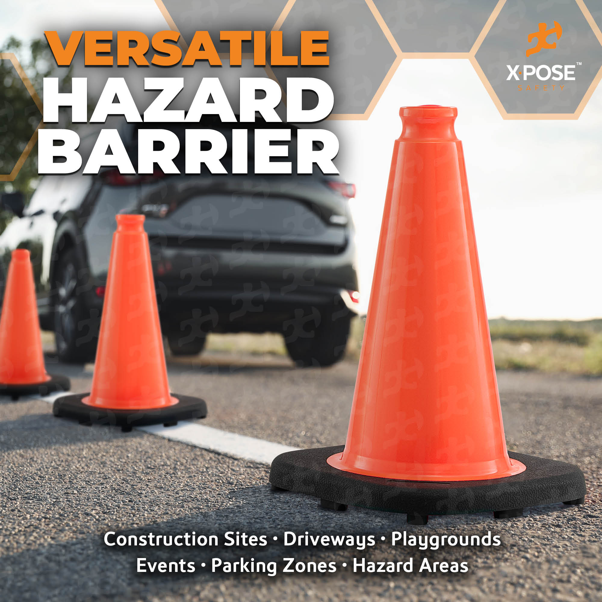 12" Orange Traffic Cone