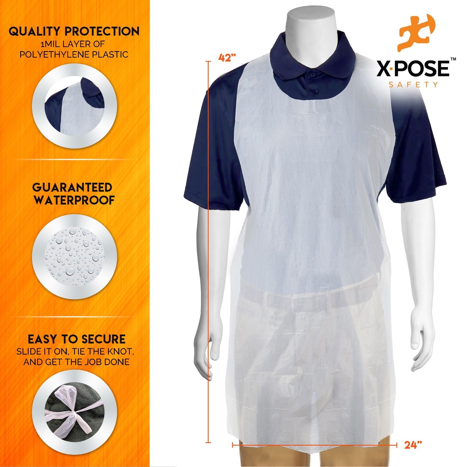Disposable Poly Aprons