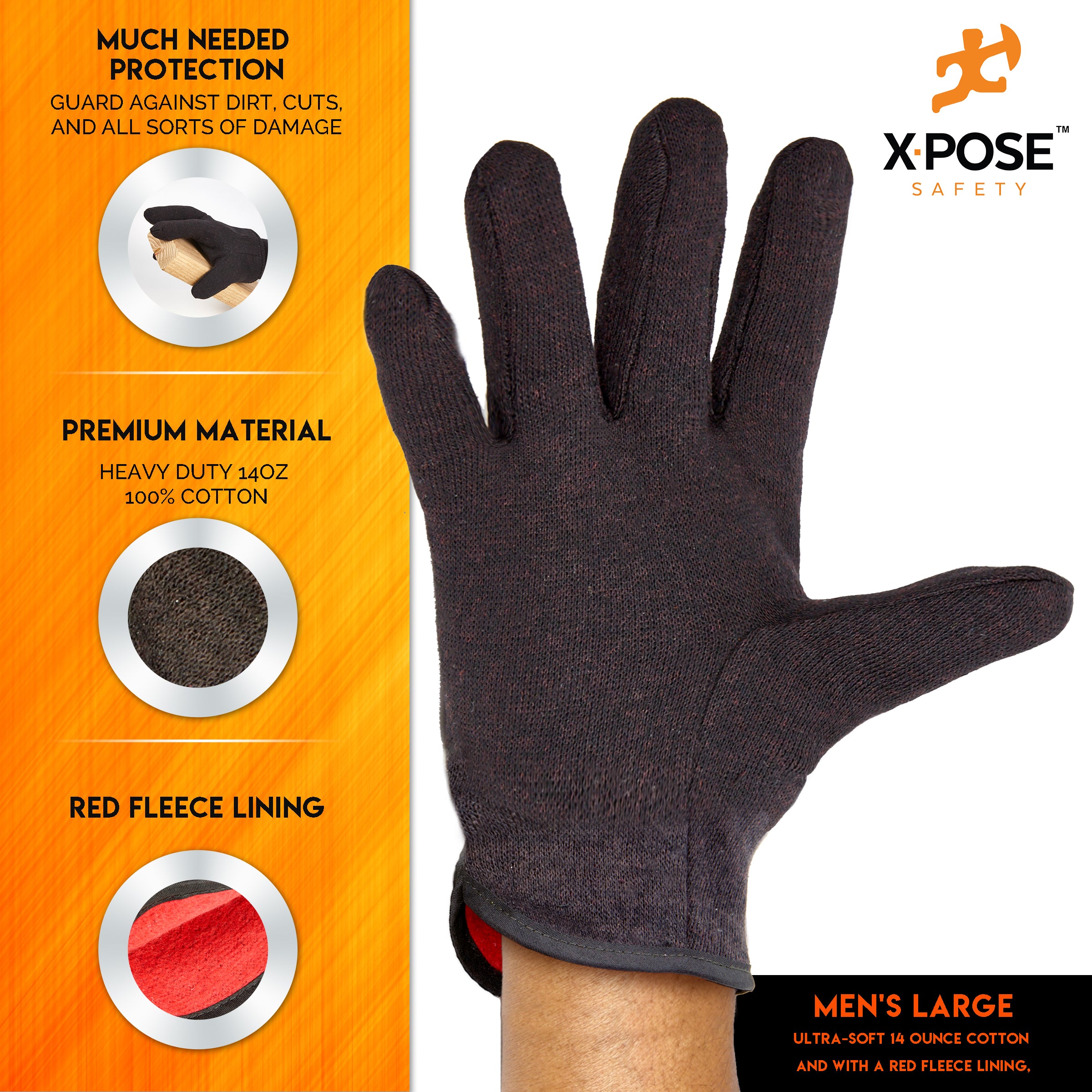 Protective Working Cotton Gloves