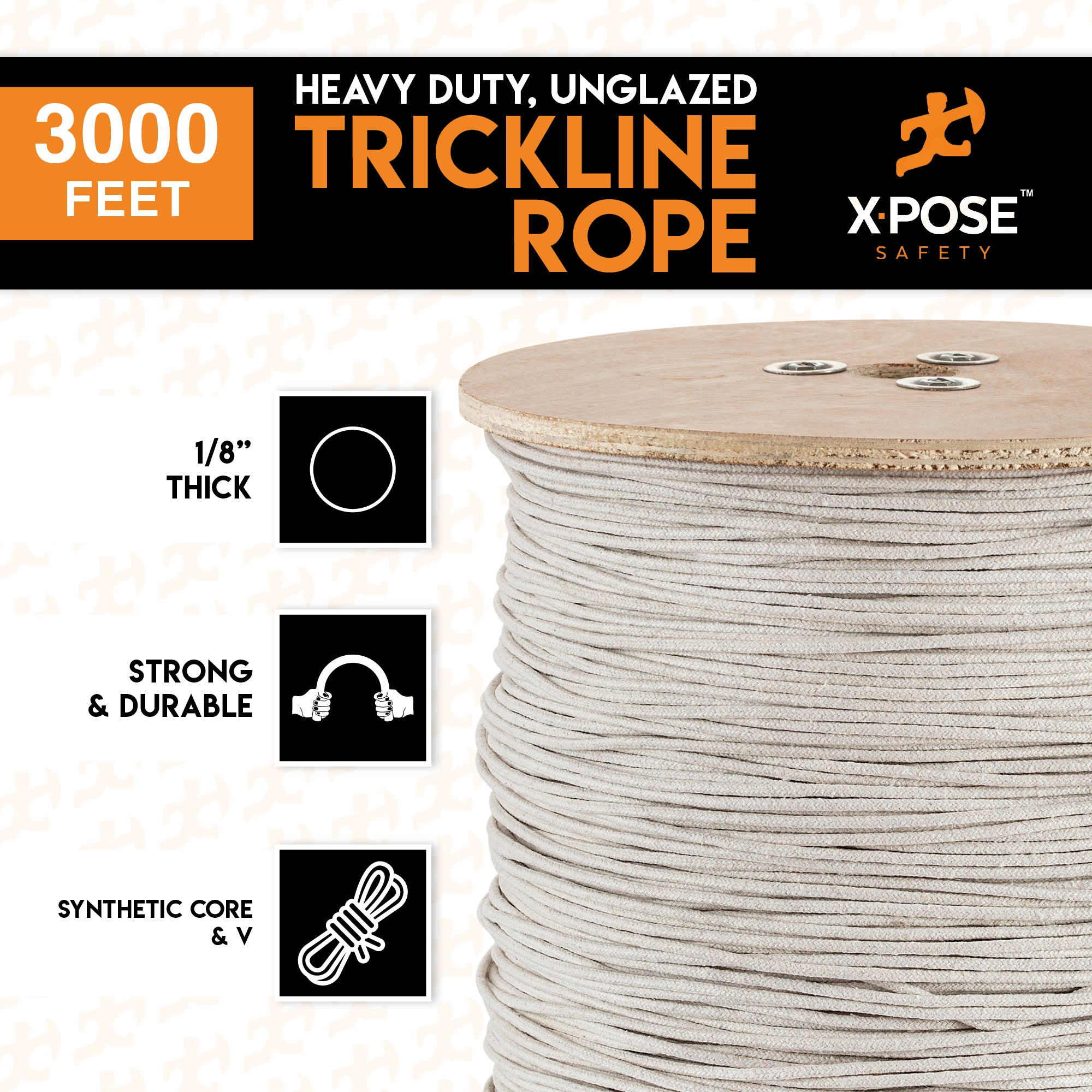 Unglazed Trickline Rope