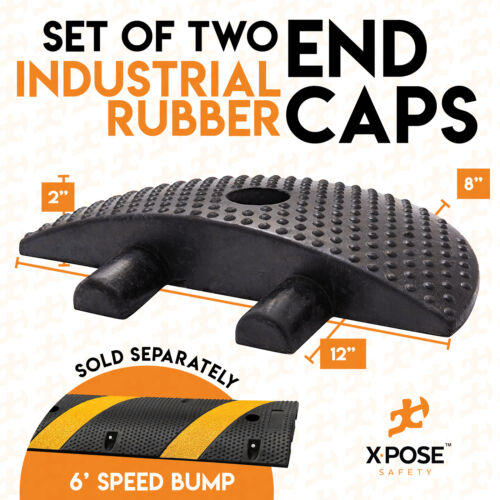 Rubber End Cap Interlocking Set of 2