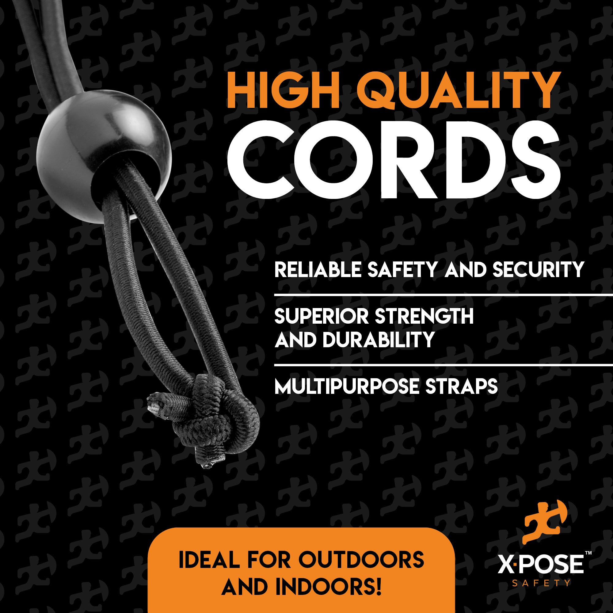 Heavy Duty Ball Bungees With Cord Ties