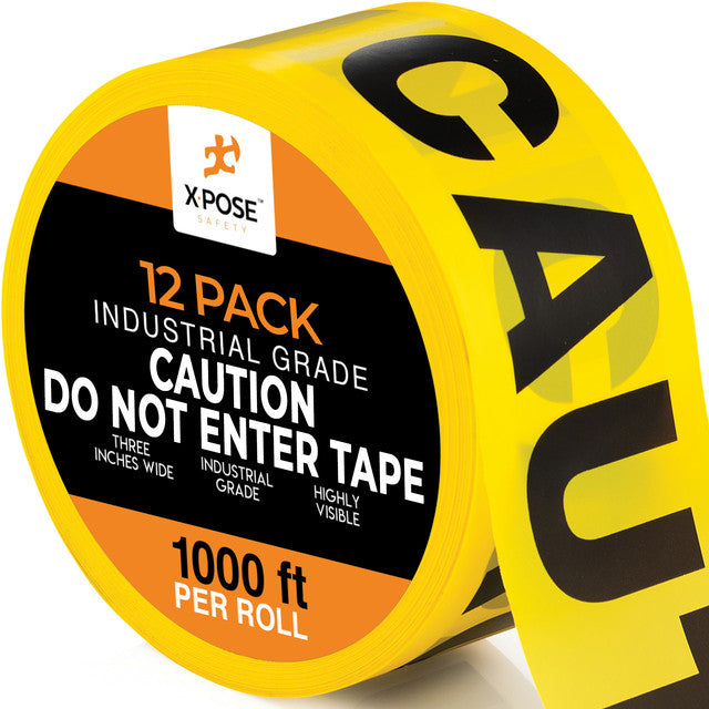 3" Barricade Tape Roll 1000 FT