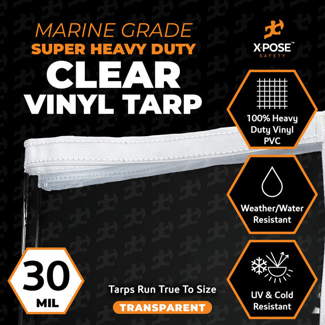 Clear Vinyl Tarp 30 Mil