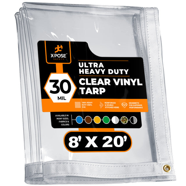 Clear Vinyl Tarp 30 Mil