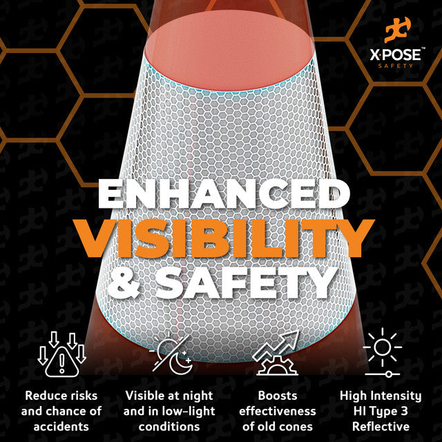 Reflective Cone Collar