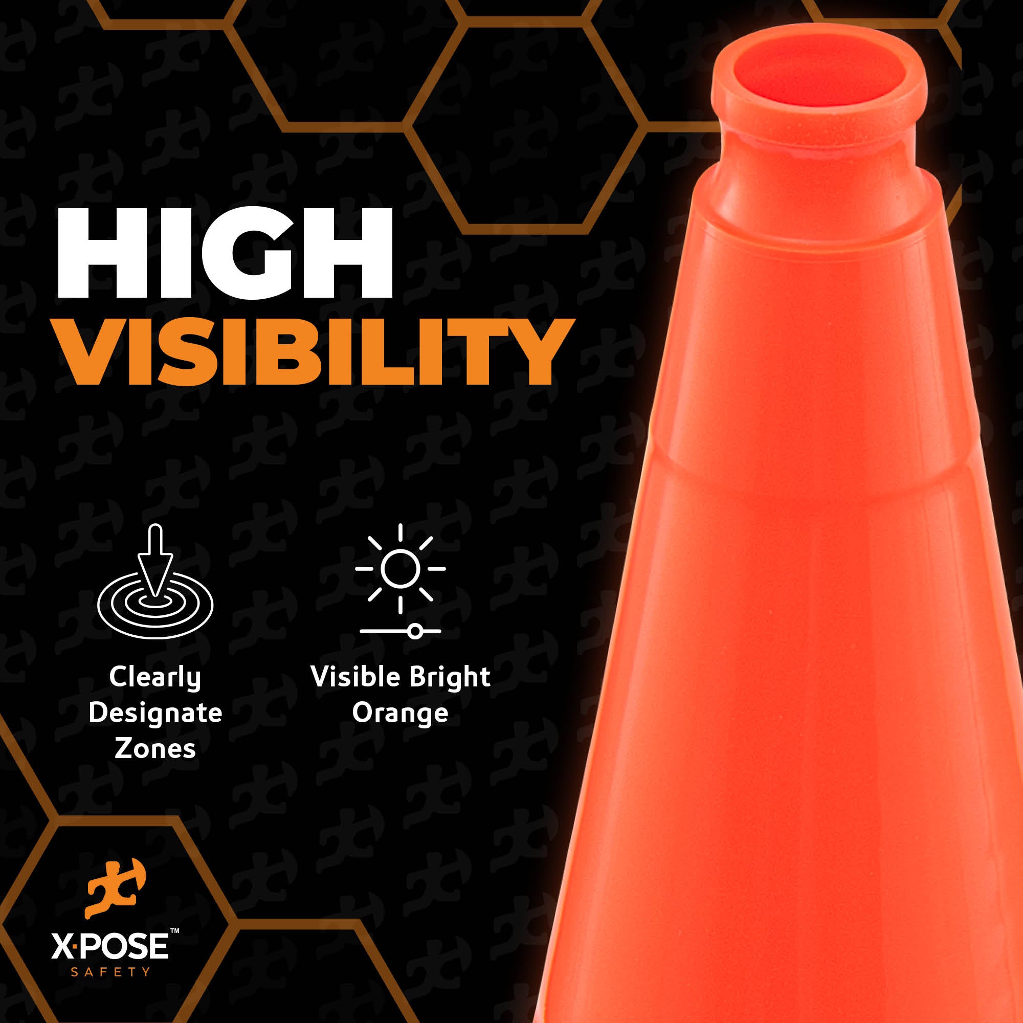 12" Orange Traffic Cone