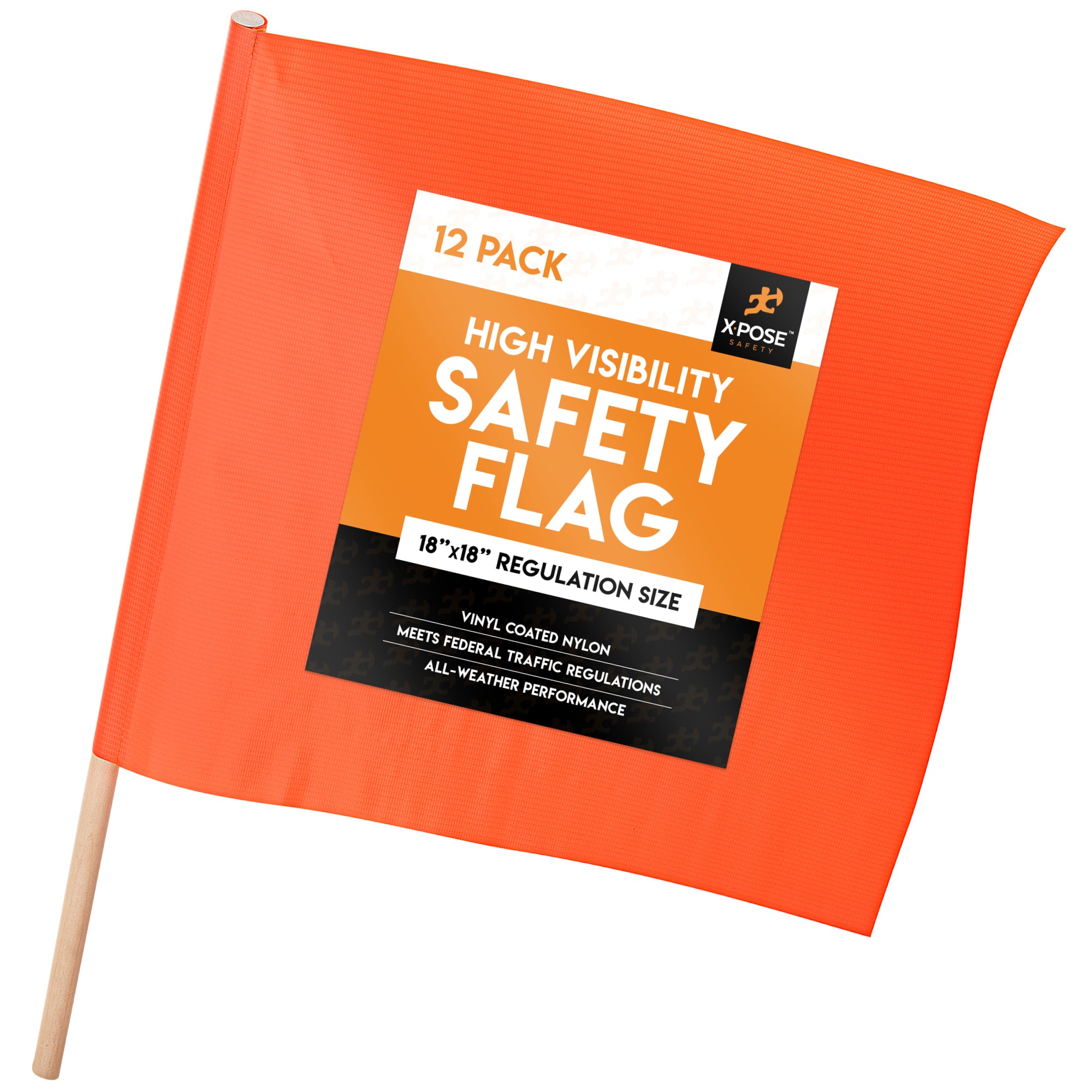 18" X 18" Safety Flag