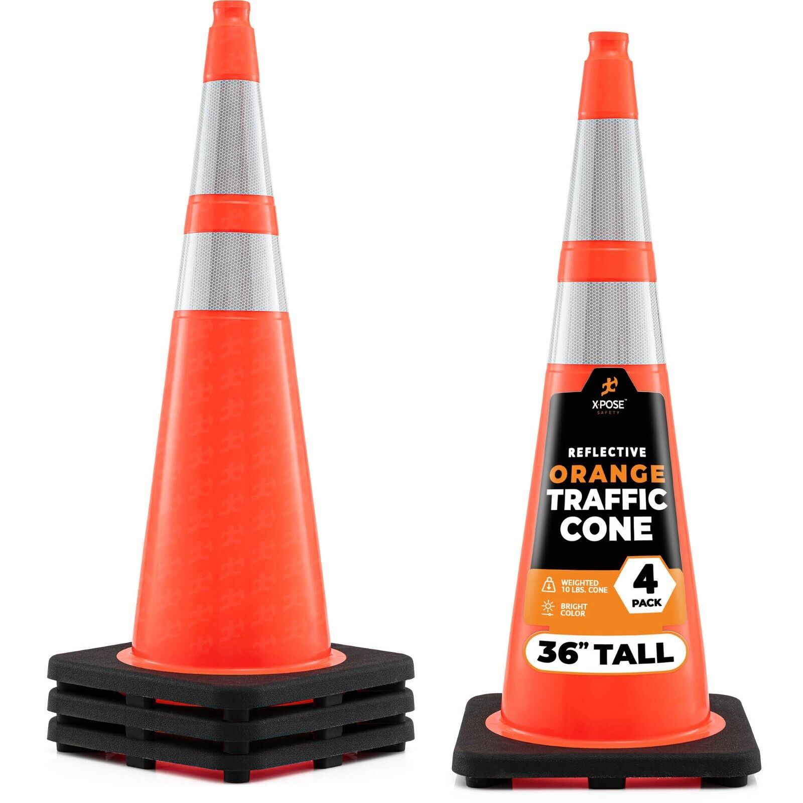 36" Orange Traffic Cone