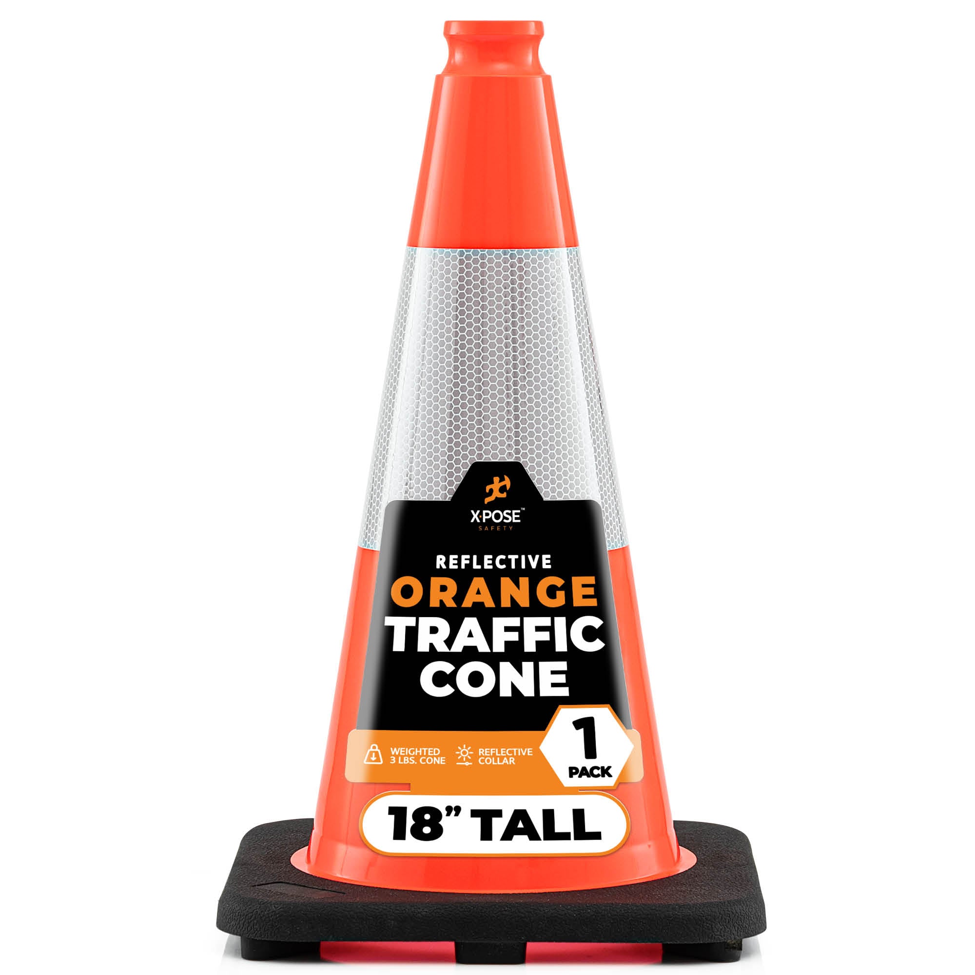 18" Orange Traffic Cone