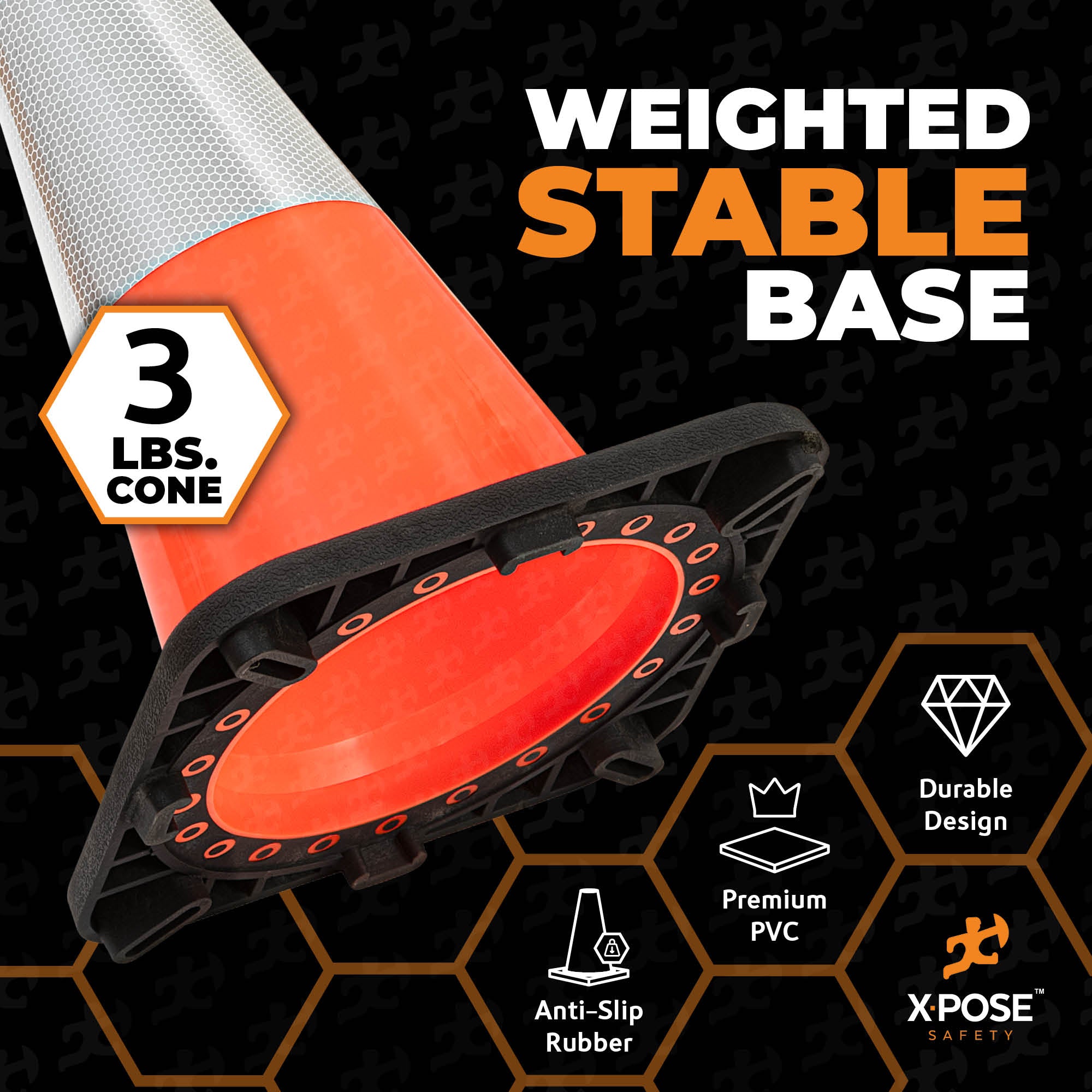 18" Orange Traffic Cone