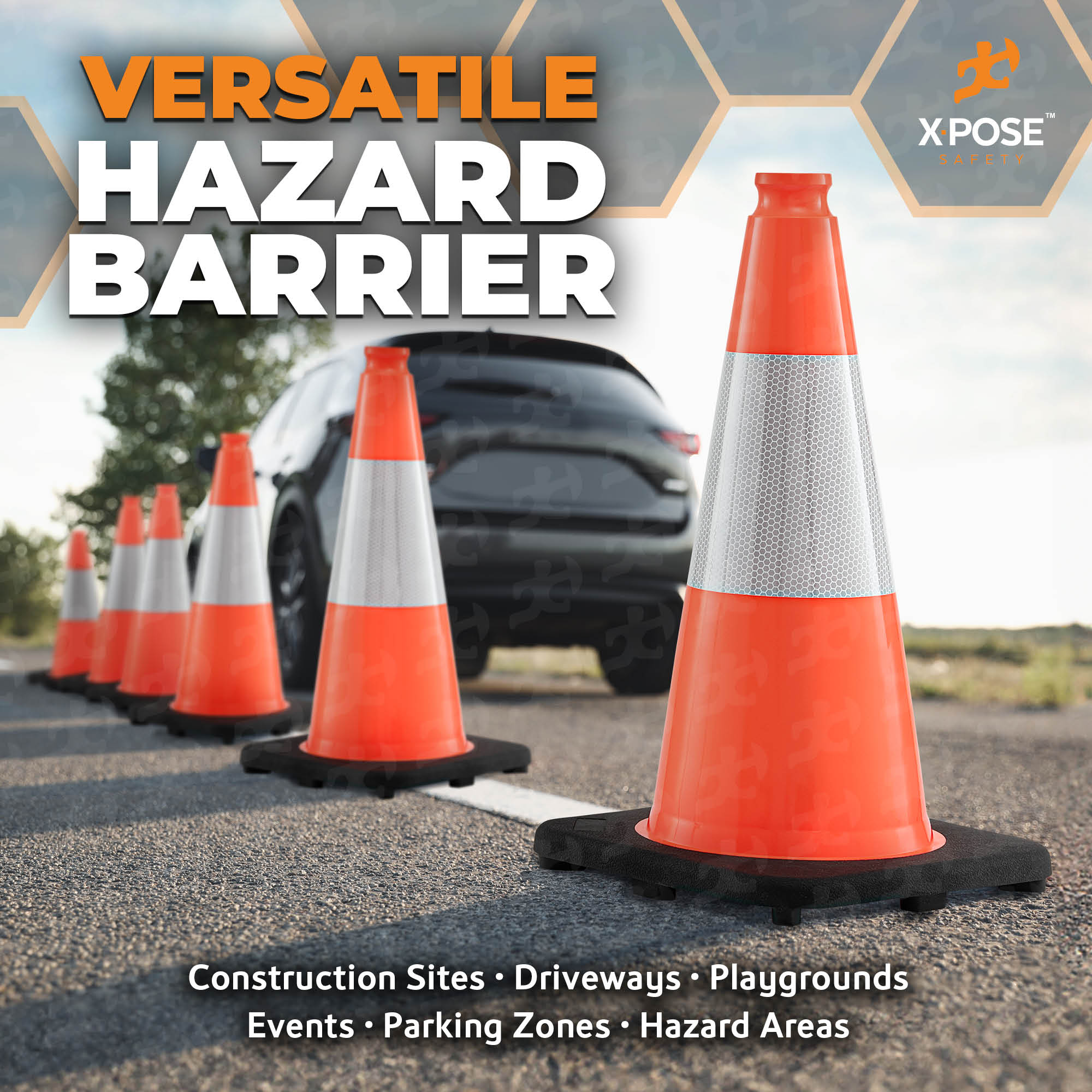 18" Orange Traffic Cone