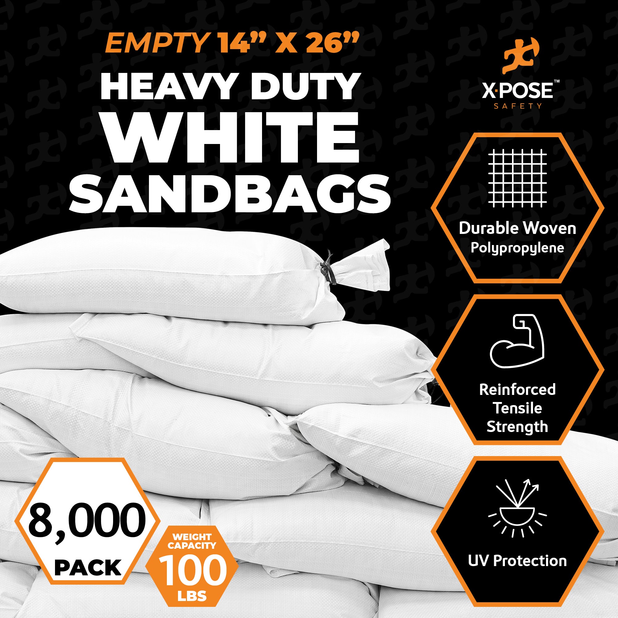 H/D Woven Polypropylene Empty Sand Bags