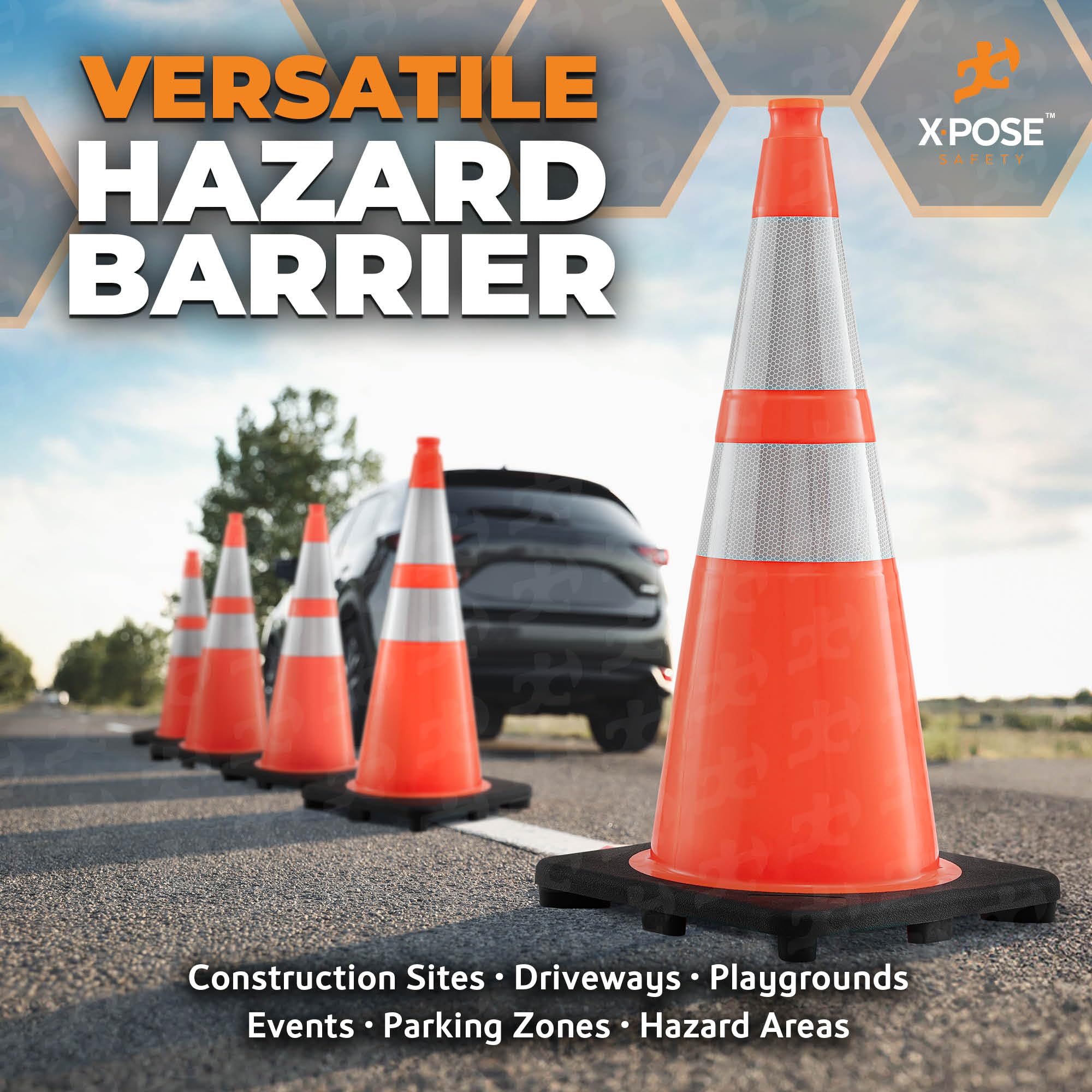 36" Orange Traffic Cone