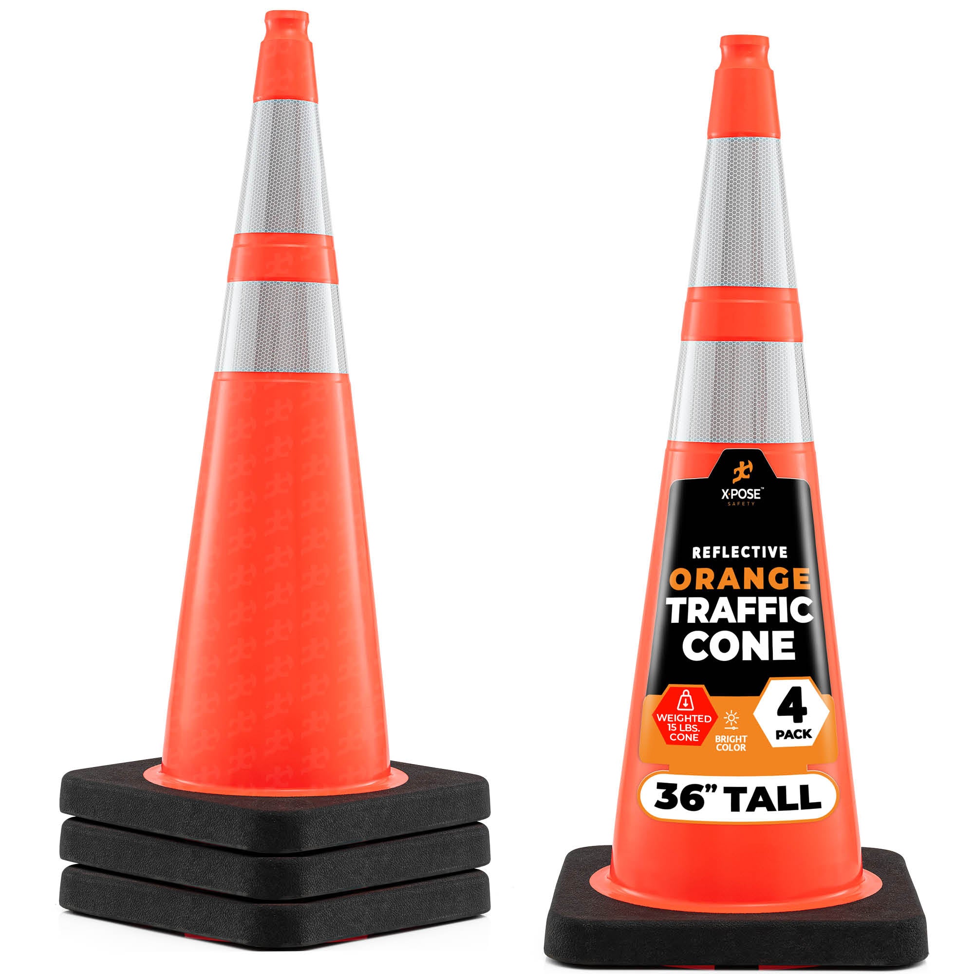 36" Orange Traffic Cone