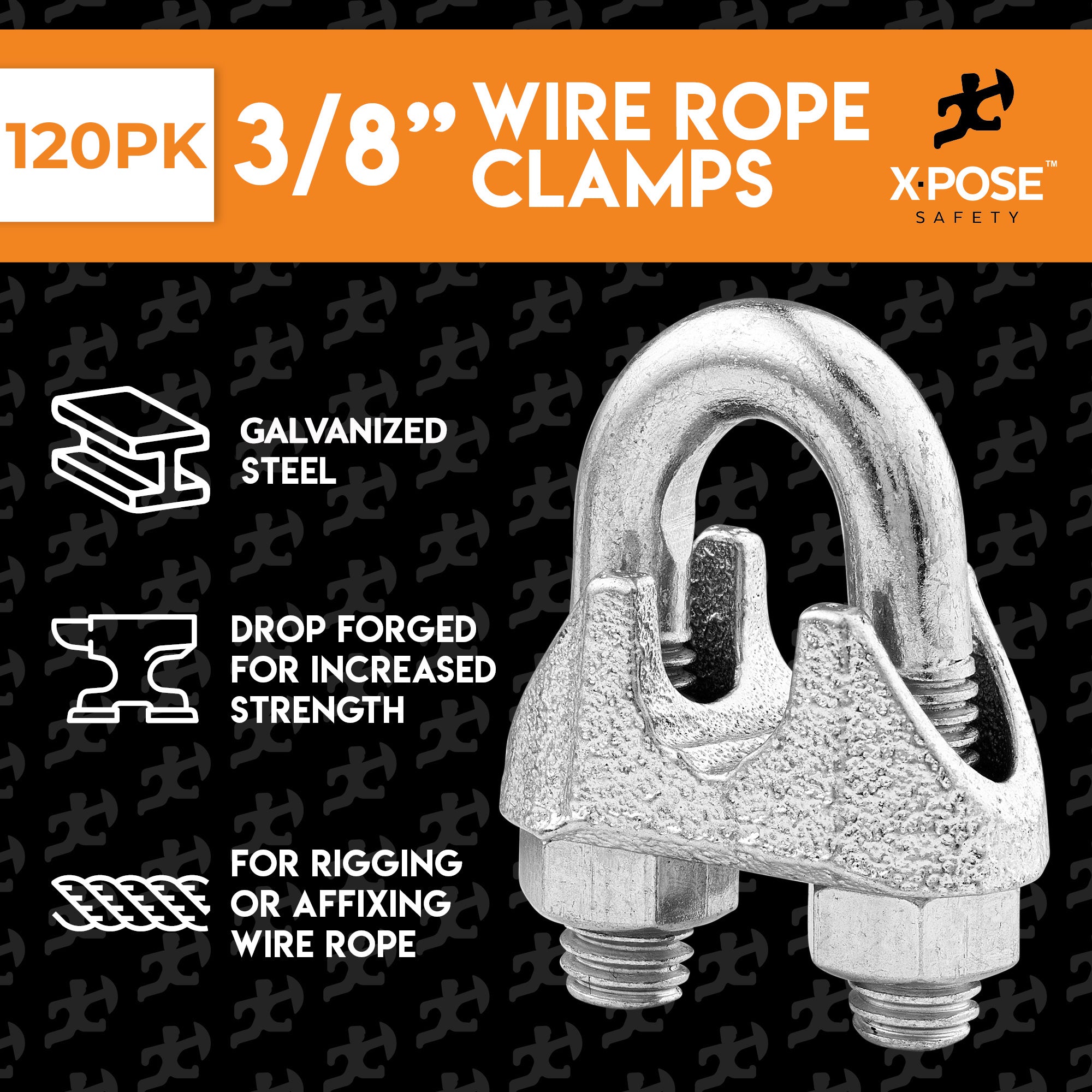 Galvanized Steel Cable Clamps