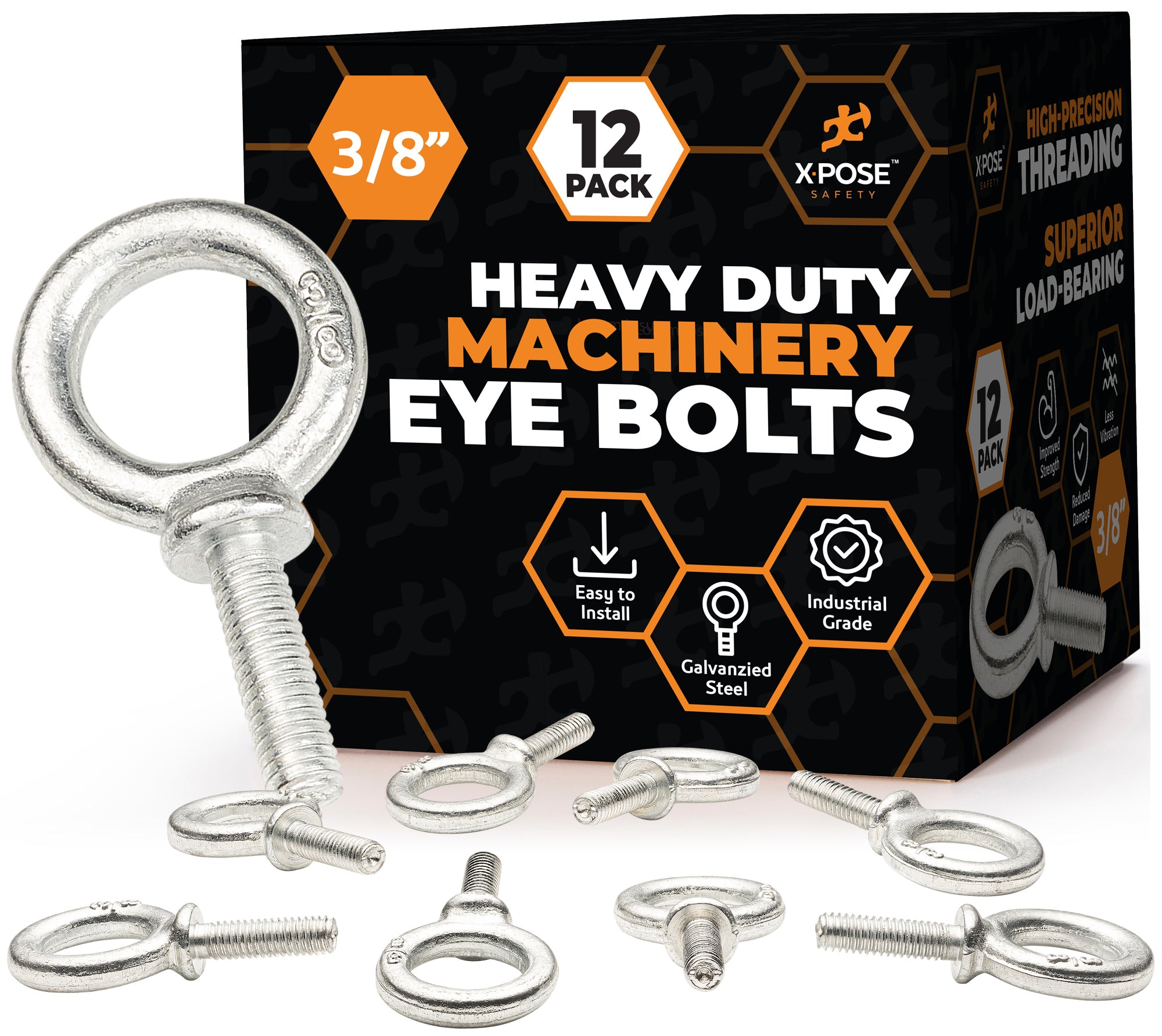 Galvanized Steel Machinery Eye Bolts