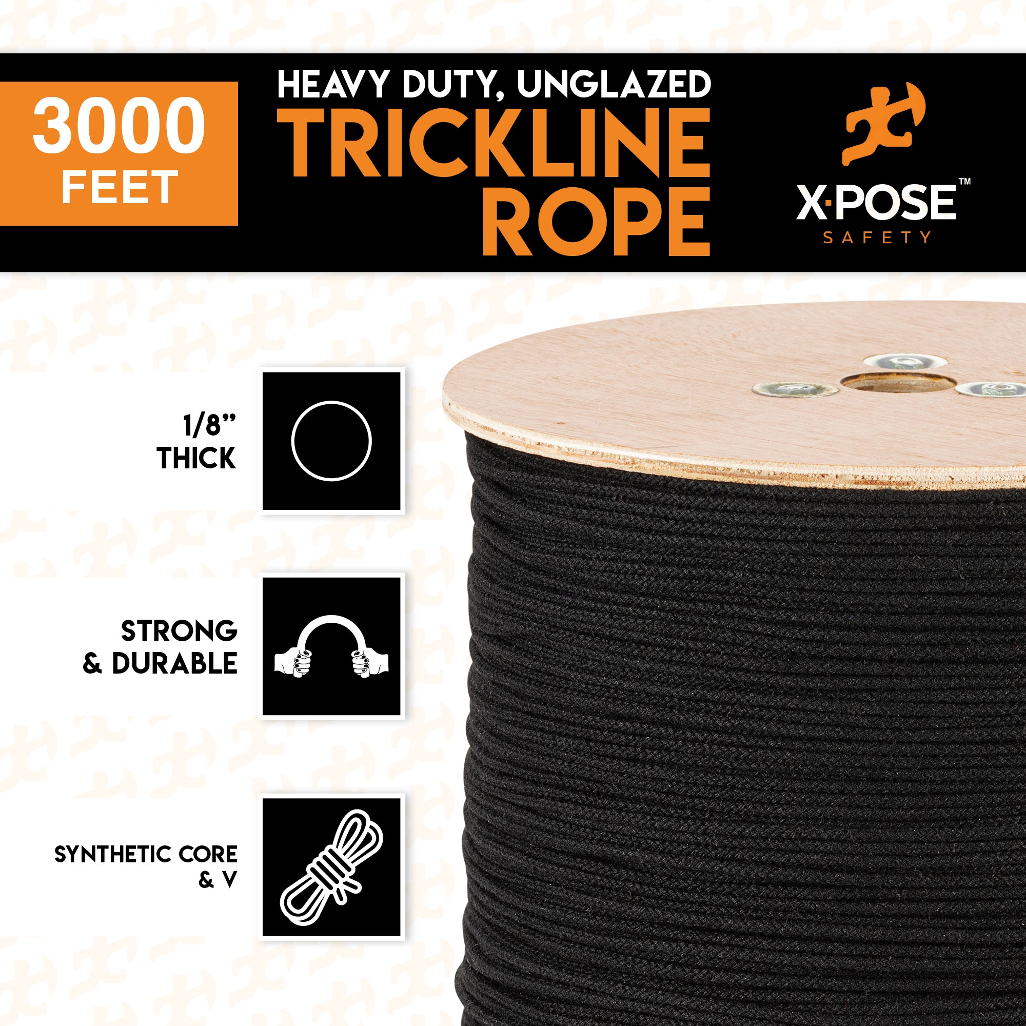 Unglazed Trickline Rope