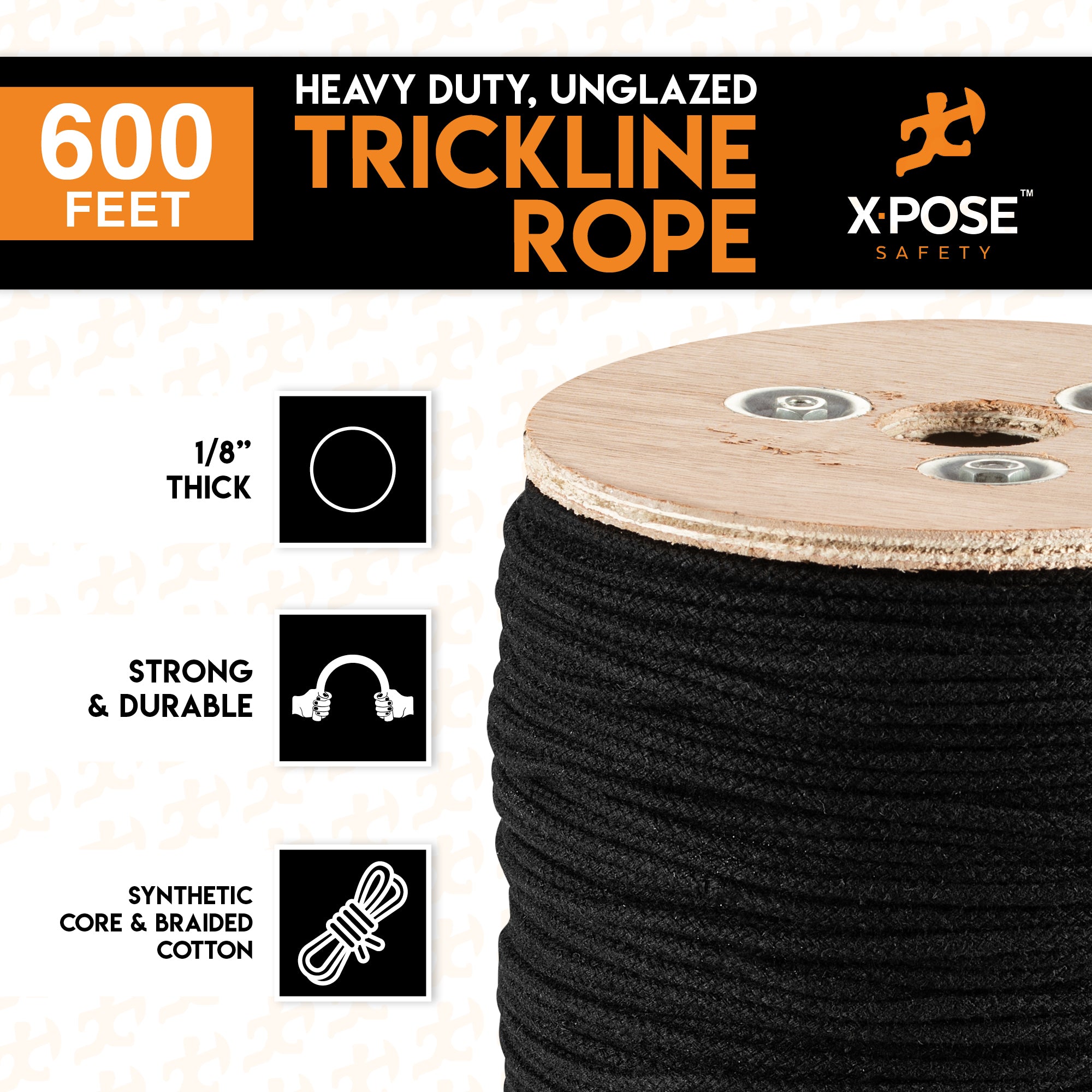Unglazed Trickline Rope