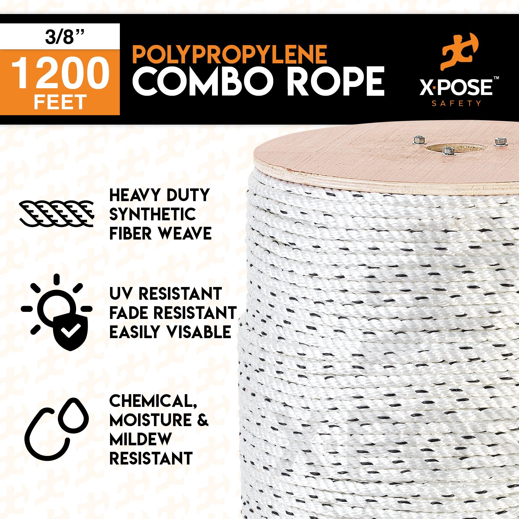 Poly Combo 3 Strand Safety Rope