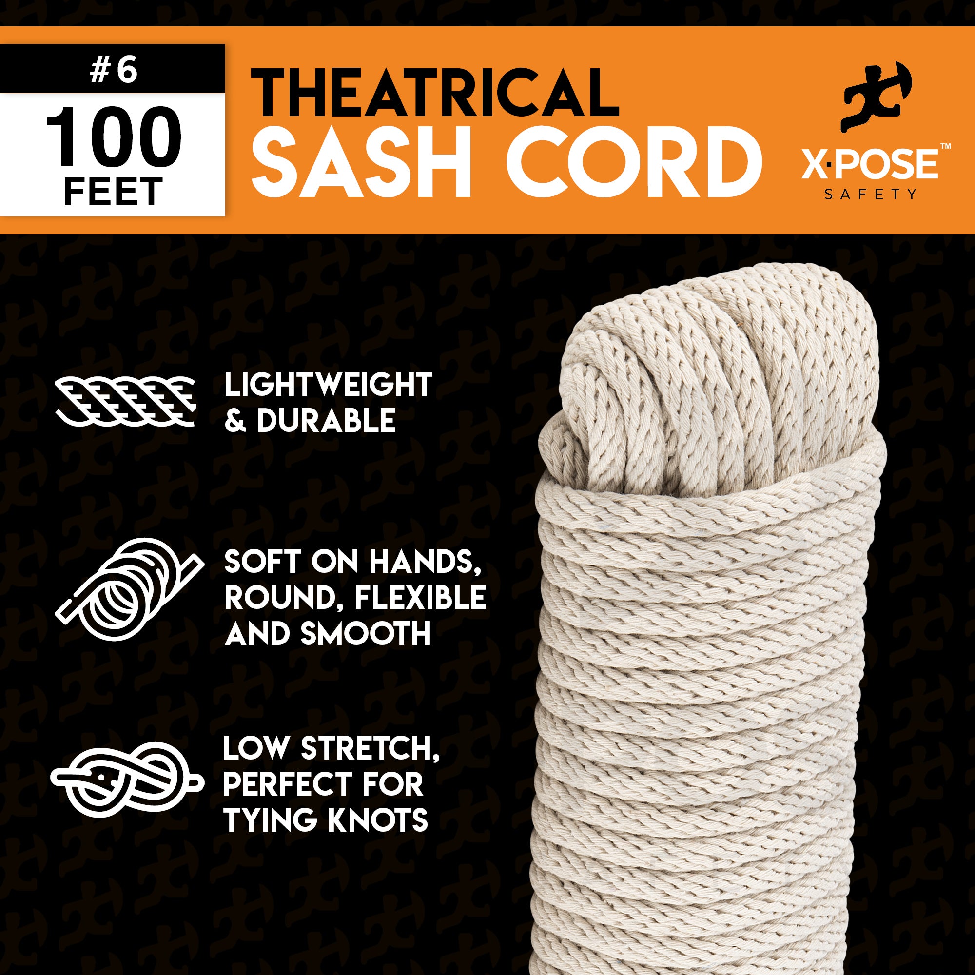 Braided Cotton Sash Cord Rope