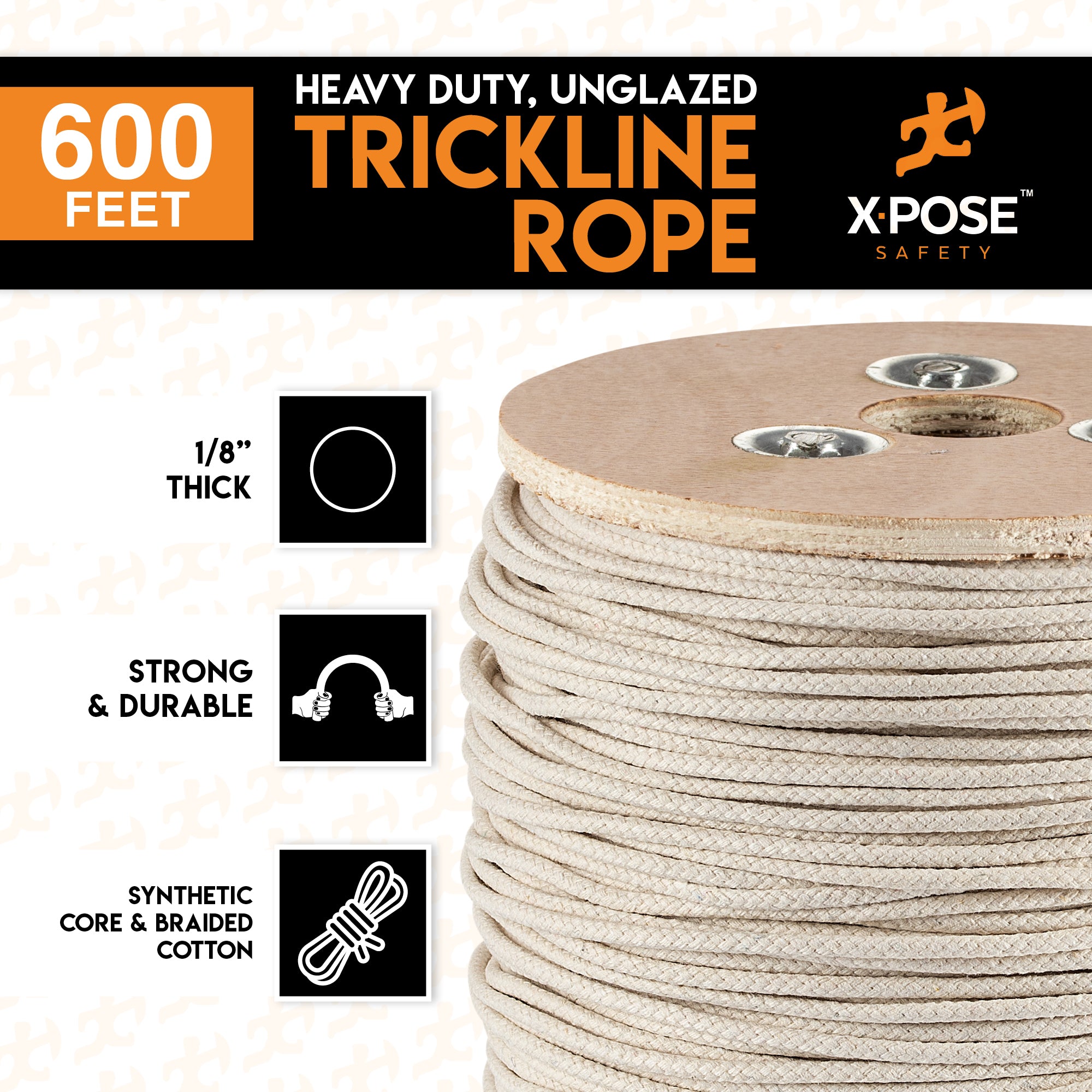 Unglazed Trickline Rope