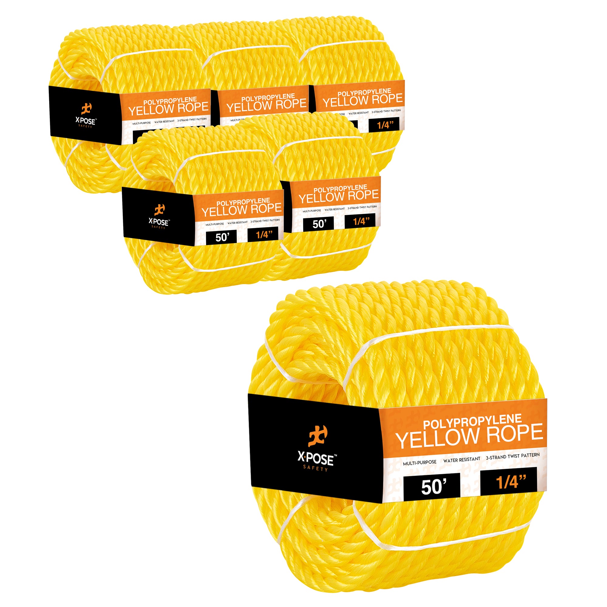 Yellow Twisted Poly Rope