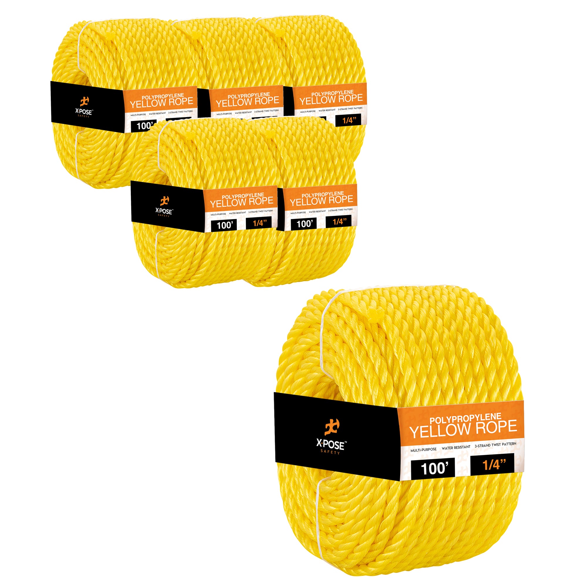 Yellow Twisted Poly Rope