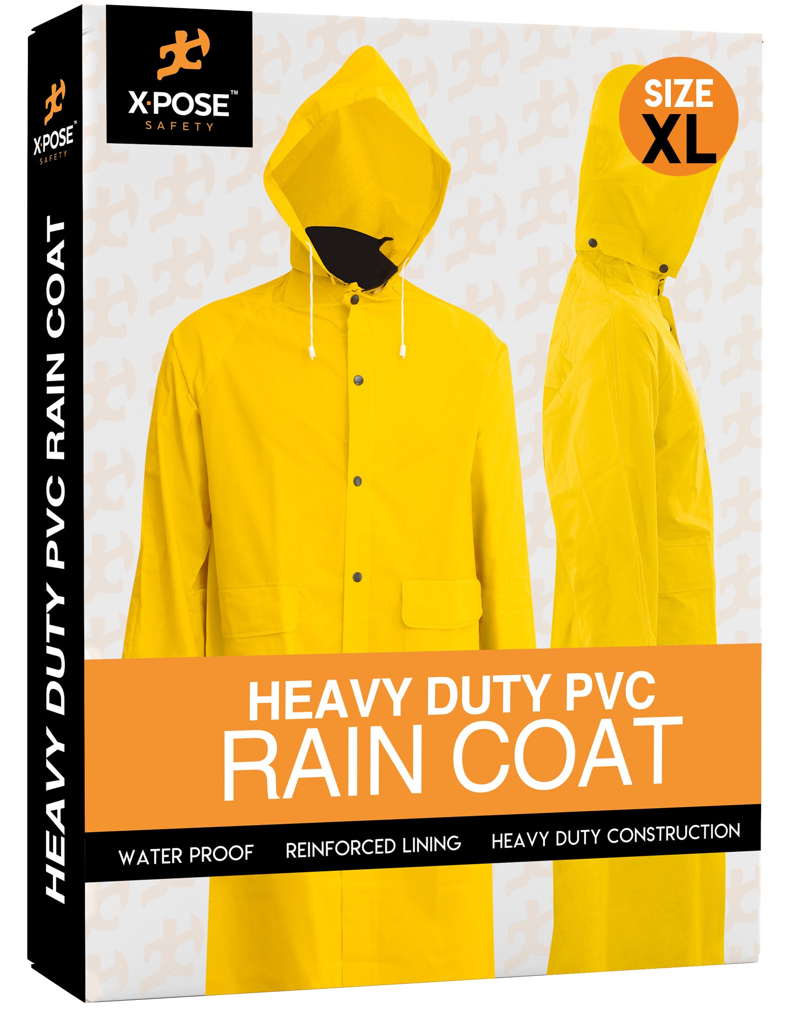 Rain Coat With Detachable Hood