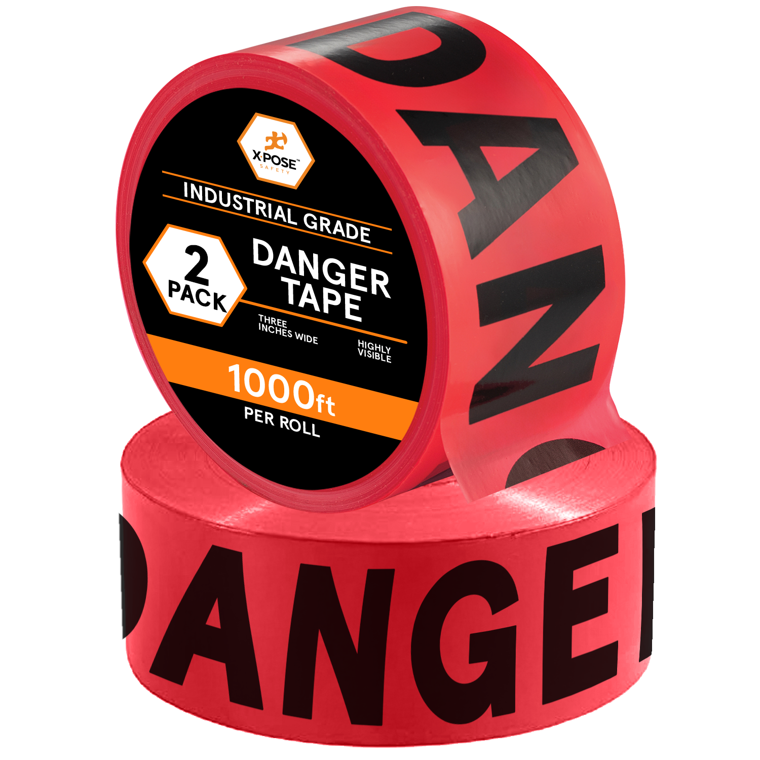 3" Barricade Tape Roll 1000 FT